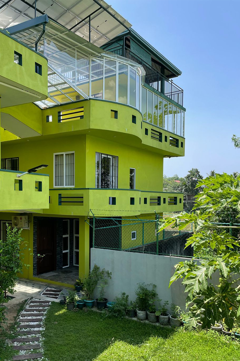 Elegant master bedroom with plush bedding and contemporary decor