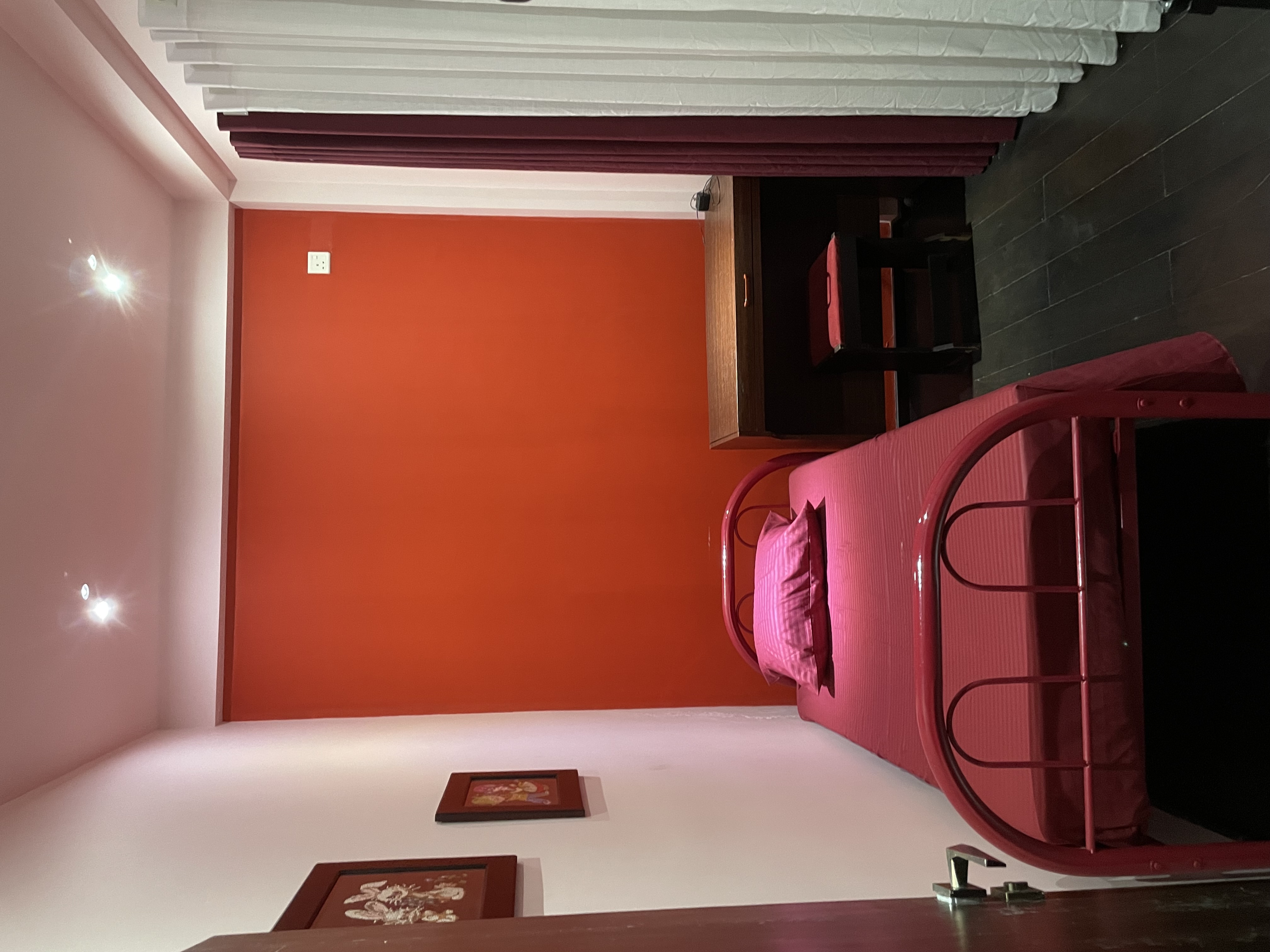 Bright and cheerful children's room with playful decor and comfortable sleeping arrangements